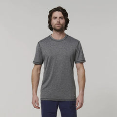 Hard Yakka Mens Lightweight Regular Fit Workwear Cool X Performance Tee Y19559- Bannav S Bannav LLC 