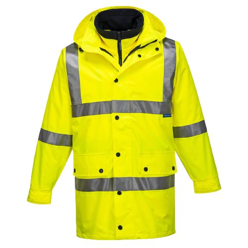Portwest Argyle Full Day/Night 4-in-1 Jacket 2 Tone Reflective Work Safety MJ883- Bannav S Bannav LLC 