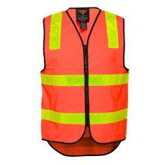 Portwest Vic Roads Style Vest 2 Tone Hi Vis Reflective Taped Work Safety MV338- Bannav S Bannav LLC 