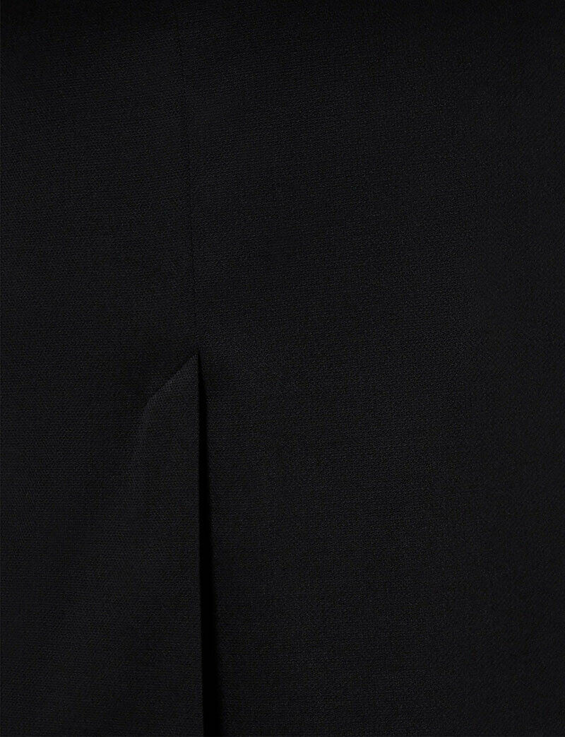 NNT Womens Formal Dobby Stretch Panel Pencil Skirt Fully Lined Business CAT2NF- Bannav S Bannav LLC 