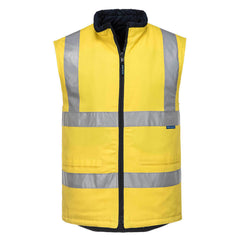 Portwest Men Hi-VisTex 100% Cotton Reversible Vest Reflective Safety Work MV278- Bannav S Bannav LLC 