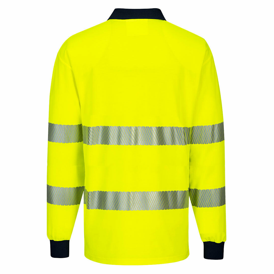 Portwest Mens Long Sleeve PW3 Hi-Vis Polo Shirt  Reflective Safety Workwear T186- Bannav S Bannav LLC 