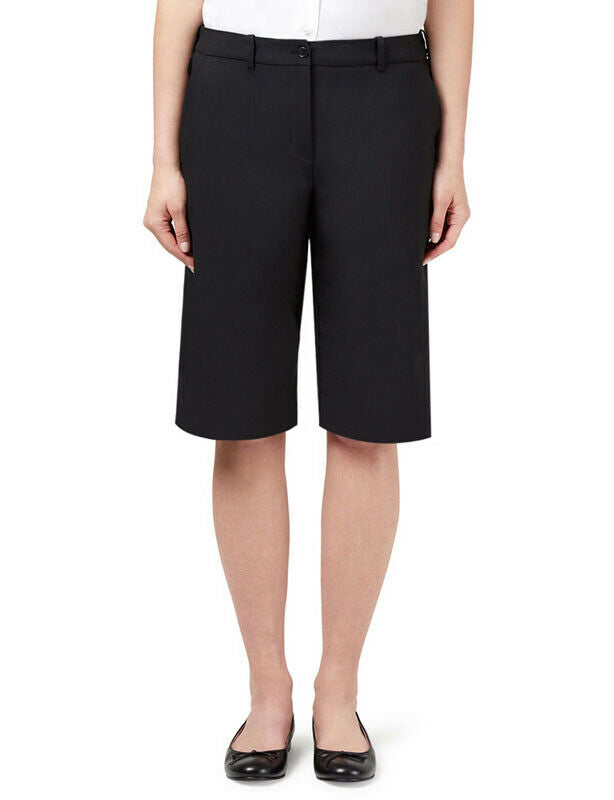 NNT Womens Helix Dry Poly Elastic Waist Shorts Waist Band Button Short CAT3NX- Bannav S Bannav LLC 