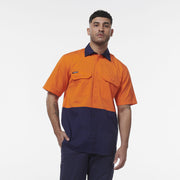 KingGee Men Workcool Vented Spliced Short Sleeve Shirt K54008- Bannav S Bannav LLC 