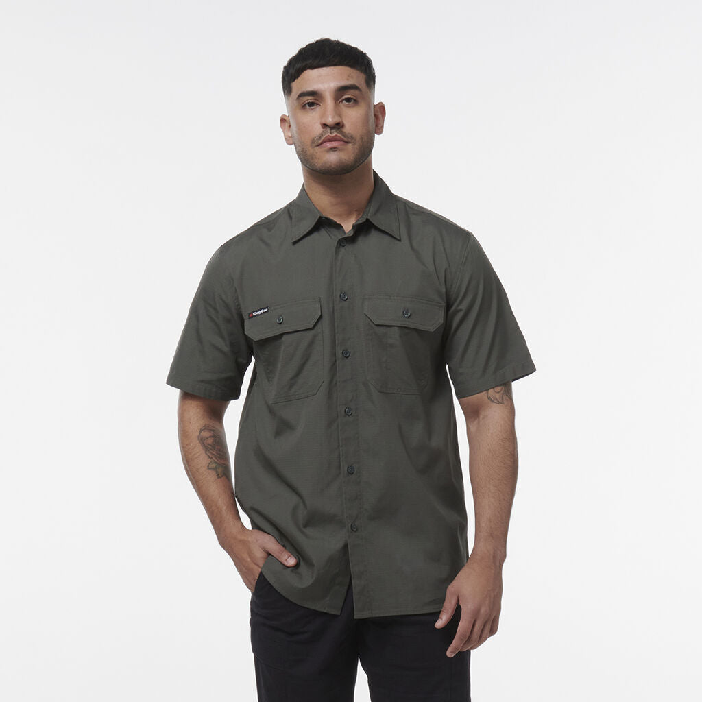 KINGGEE Mens Vented Workcool Breathable Pockets Lightweight Shirt K14030- Bannav S Bannav LLC 