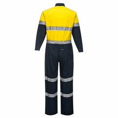 Portwest Mens Regular Weight Coverall Taped Reflective Overalls Cotton MA931- Bannav S Bannav LLC 