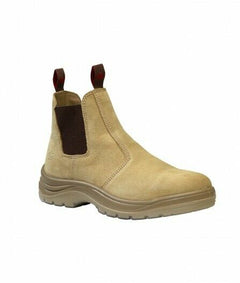 KingGee Mens Flinders Suede Work Boots Steel Safety Cap Heat Resistant K25180- Bannav S Bannav LLC 