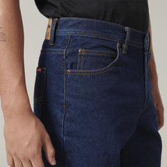 Hard Yakka 2 Pack Mens Heavy Duty Washed Straight Denim Work Jeans Y03514- Bannav S Bannav LLC 
