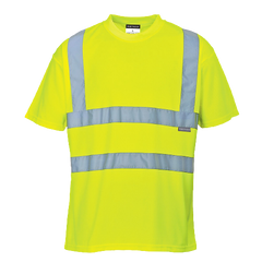 Portwest Hi-Vis T-Shirt 2 Tone Lightweight Reflective Tape Work Safety S478- Bannav S Bannav LLC 