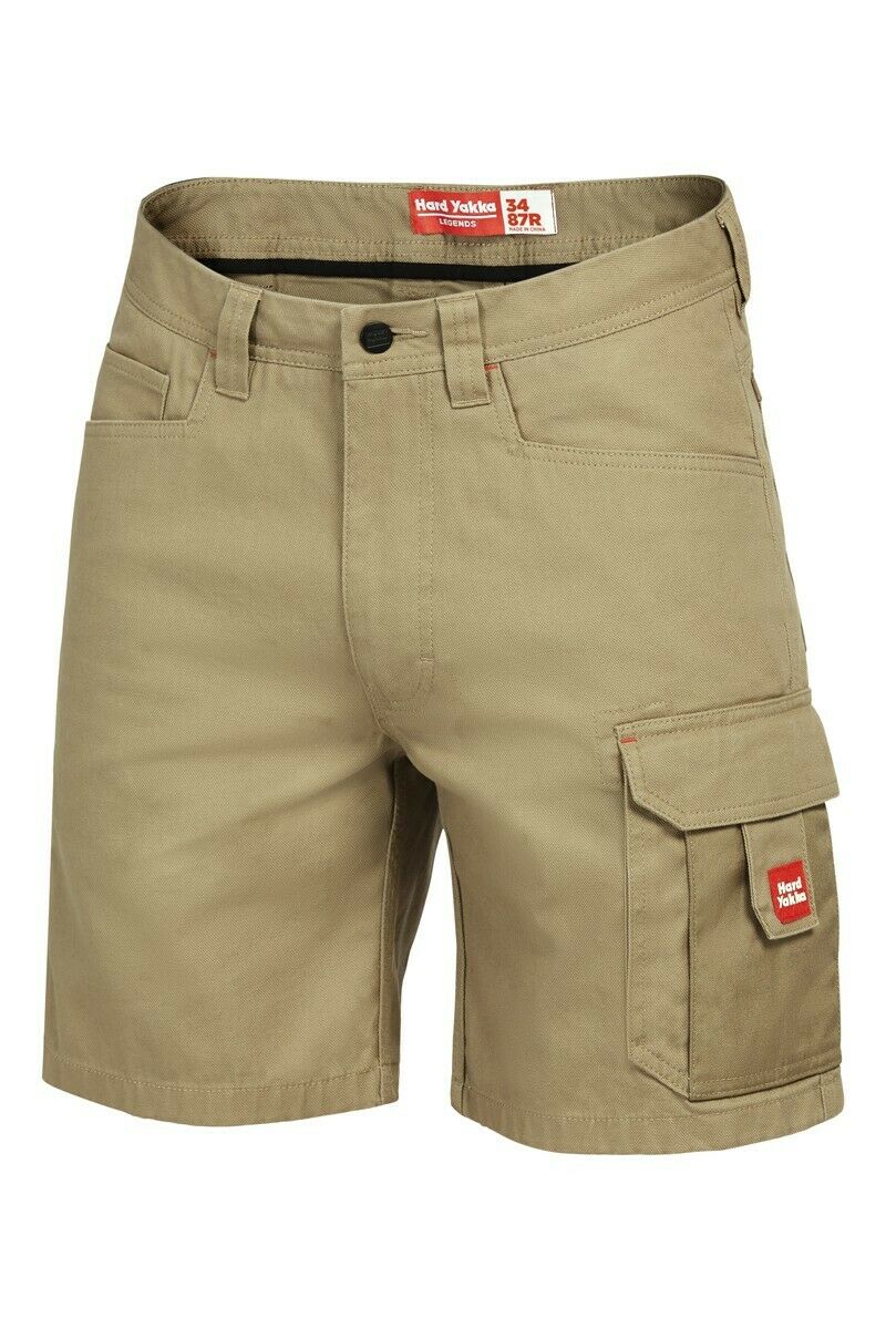 Hard Yakka Legends Shorts Cargo Cotton Work Tradie Cordura Tough Y05066- Bannav S Bannav LLC 