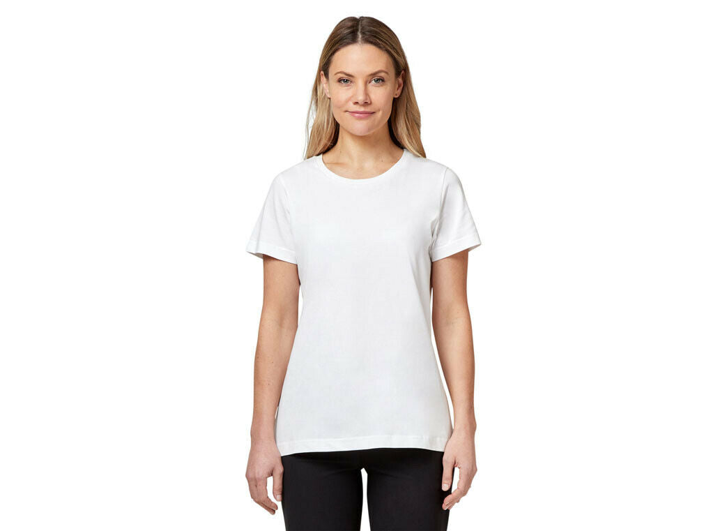 NNT Womens Formal Short Sleeve Crew Neck Tee Classic Fit Cotton Stretch CATUDM- Bannav S Bannav LLC 