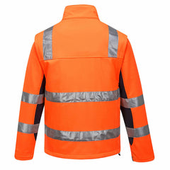 Portwest Mens Huski Chassis Jacket Softshell 2 in 1 Reflective Safety Tape K8074- Bannav S Bannav LLC 