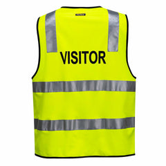 Portwest Visitor Zip Vest D/N 2 Tone Reflective Tape Work Safety MZ106- Bannav S Bannav LLC 