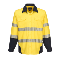 Portwest PW3 Shirt 2 Tone Lightweight Reflective Tape Work Safety PW372- Bannav S Bannav LLC 