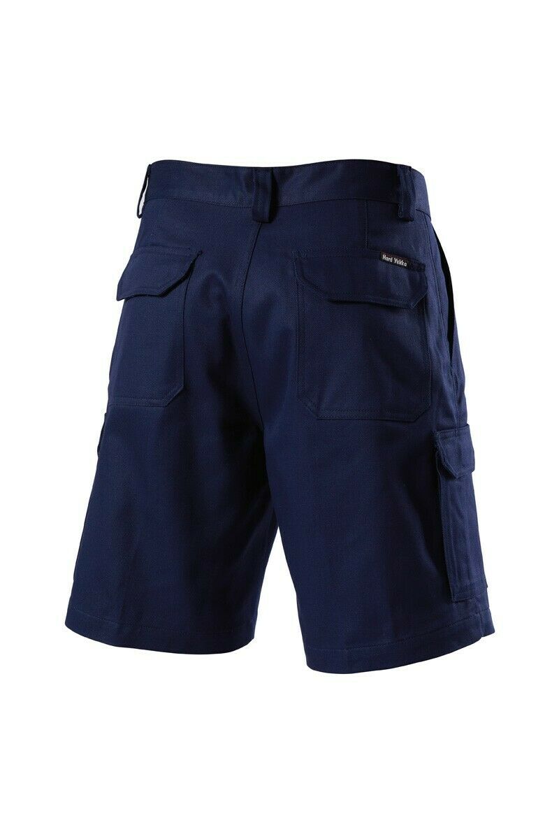 Hard Yakka Generation Gen Y Cotton Cargo Drill Shorts Work Tough Y05500- Bannav S Bannav LLC 
