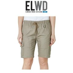 Womens Elwood Elastic Utility Shorts Cargo Phone Pocket Work Tough Comfy EWD602- Bannav S Bannav LLC 