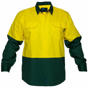Portwest Mens Prime Mover Hi-Vis Lightweight Gusset Sleeves Shirt Comfort MS801- Bannav S Bannav LLC 