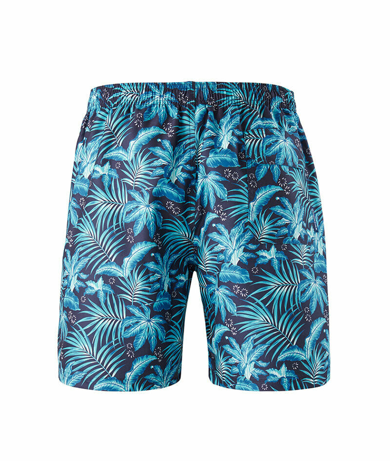 Stubbies Ruggers Mens Microfibre Print Short Drawcord Elastic Summer Work SE317L- Bannav S Bannav LLC 