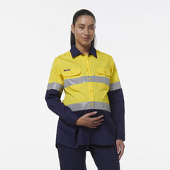 KingGee Womens Workcool Maternity Reflective Shirt K44234- Bannav S Bannav LLC 