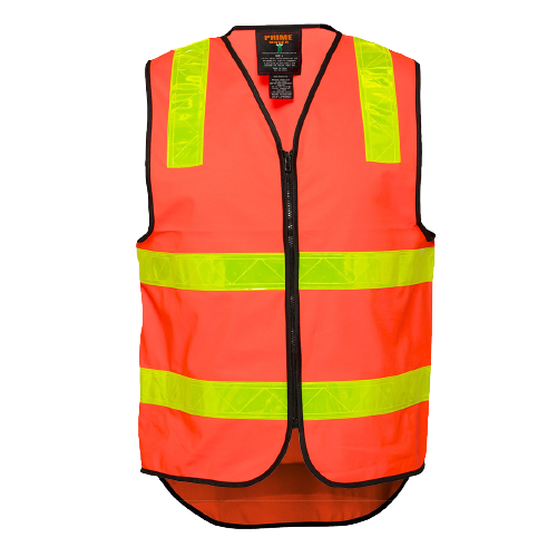 Portwest Vic Roads Style Vest 2 Tone Hi Vis Reflective Taped Work Safety MV338- Bannav S Bannav LLC 