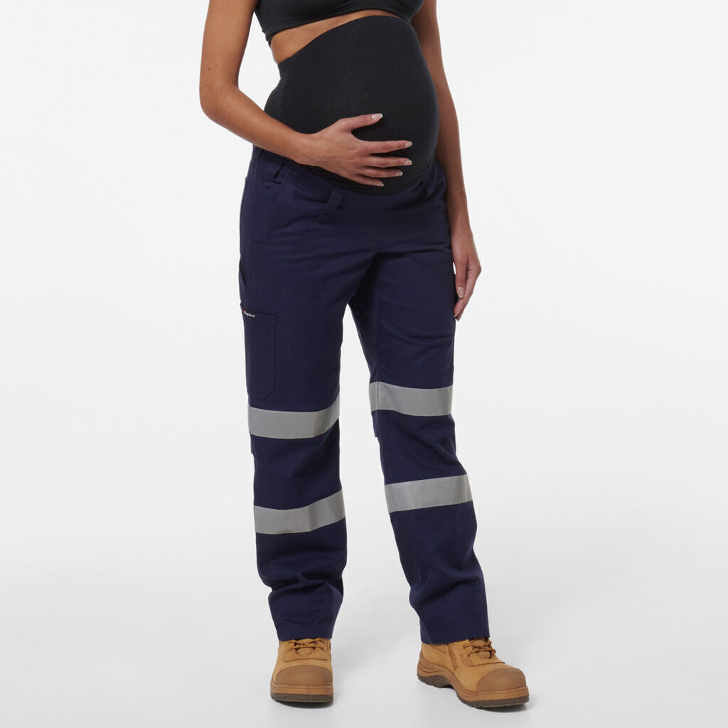 KingGee Womens Safety WorkCool Maternity Reflective Bio Motion Pant K43007- Bannav S Bannav LLC 