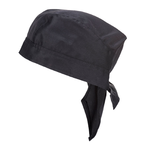 Portwest Chefs Bandana Black Restaurant Uniform Comfortable S903- Bannav S Bannav LLC 