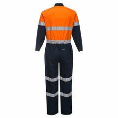 Portwest Mens Regular Weight Coverall Taped Reflective Overalls Cotton MA931- Bannav S Bannav LLC 