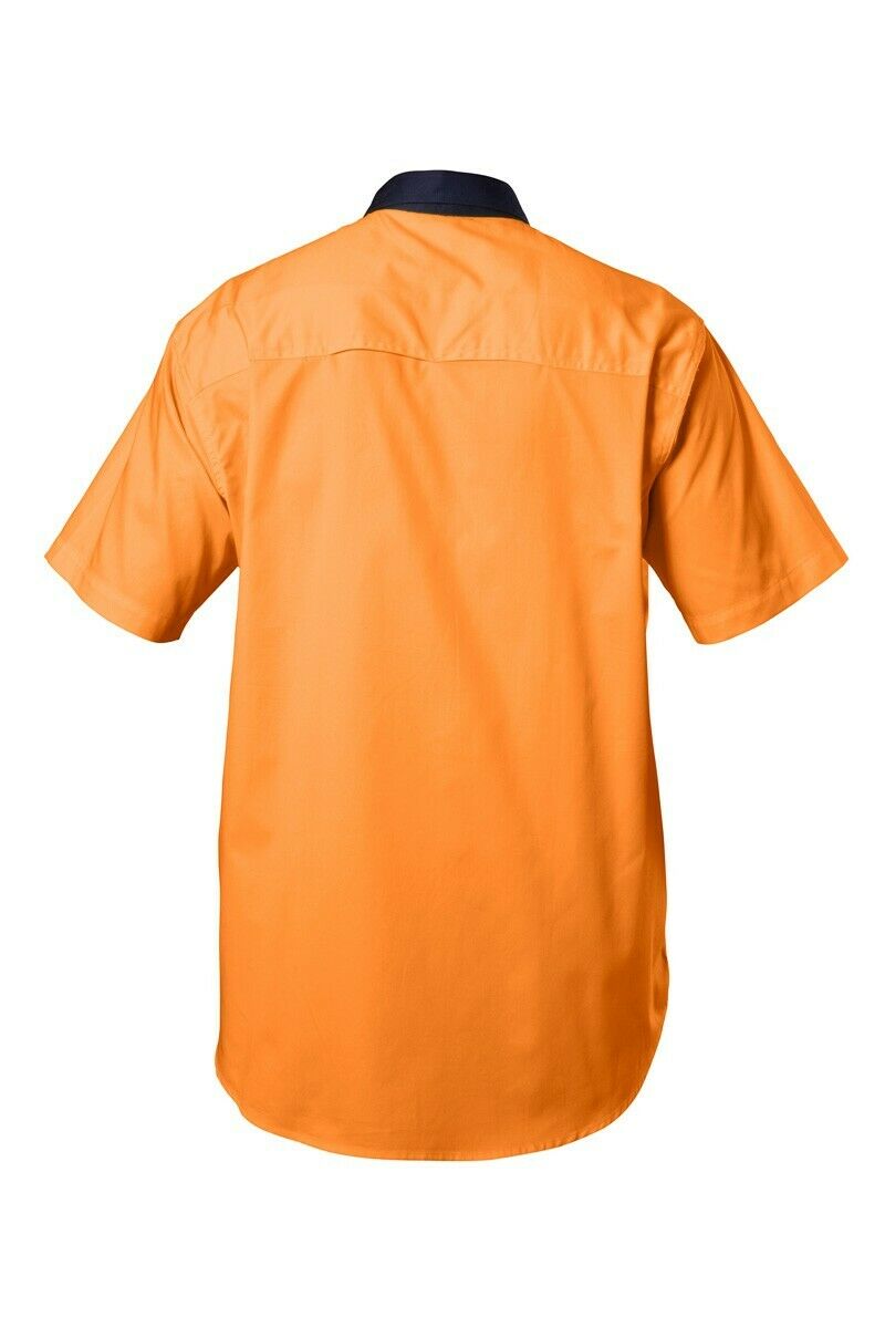 Hard Yakka Koolgear Shirt Hi-Vis Short Sleeve Vented Safety Work Y07559- Bannav S Bannav LLC 