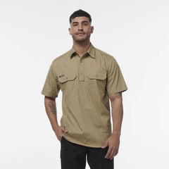 KINGGEE Mens Workcool Lightweight Vented Breathable Closed Front Shirt K14032- Bannav S Bannav LLC 