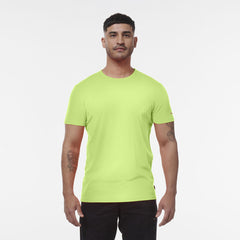 KINGGEE Mens HI Vis Crew Workwear Regular Fit Reflective Sleeve T Shirt K54034- Bannav S Bannav LLC 