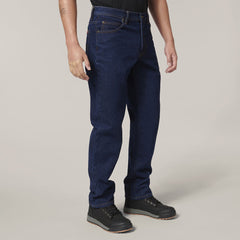 Hard Yakka 2 Pack Mens Heavy Duty Washed Straight Denim Work Jeans Y03514- Bannav S Bannav LLC 