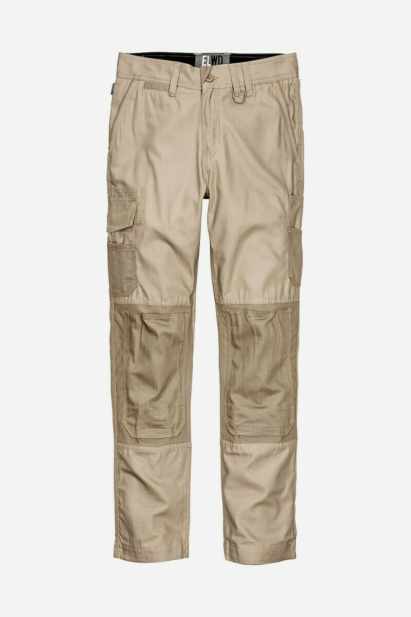 Womens Elwood Utility Work Pants Stretch Canvas Phone Pocket Tradie Tough EWD501- Bannav S Bannav LLC 