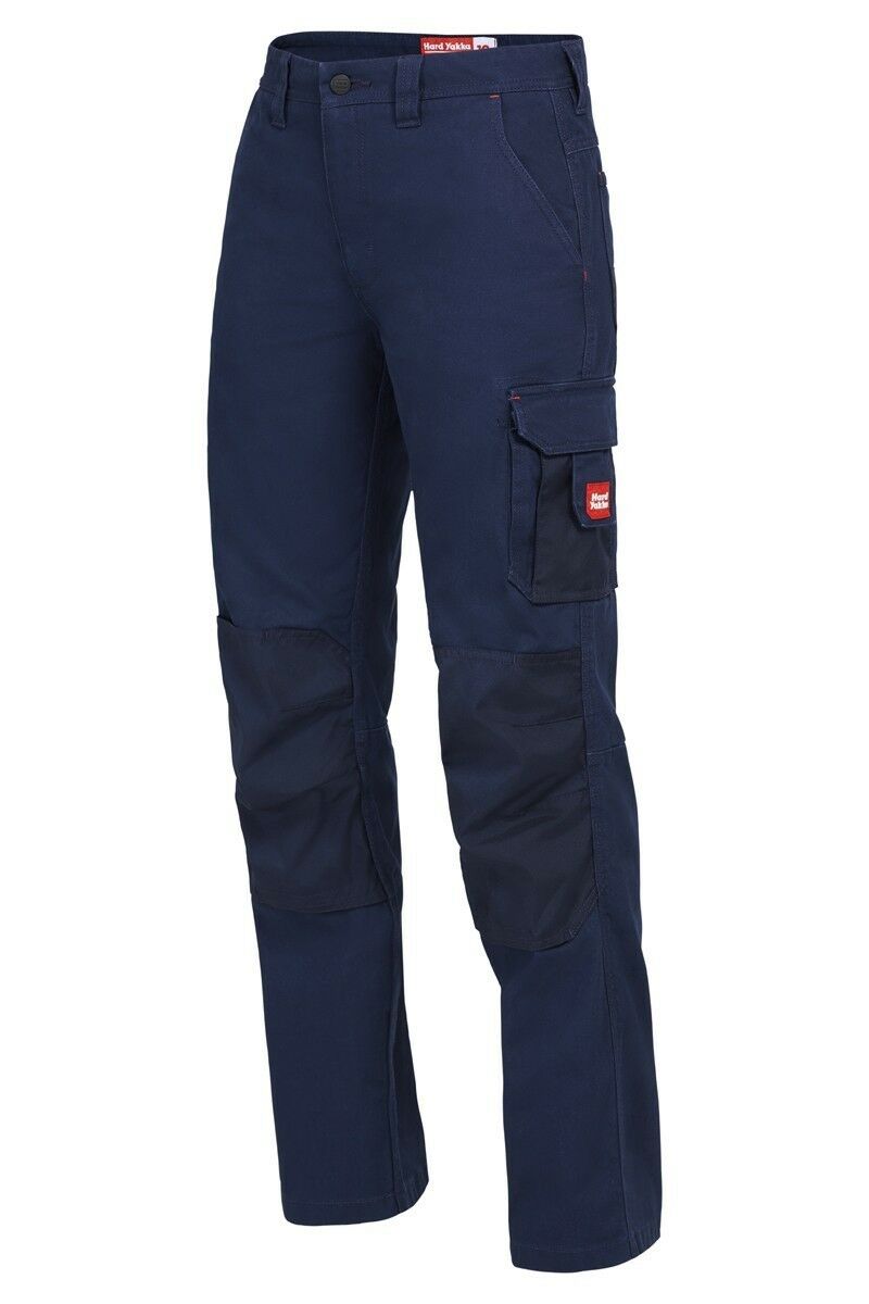 Hard Yakka Womens Legends Work Tough Pants Cargo Panama Weave Cotton Y08079- Bannav S Bannav LLC 
