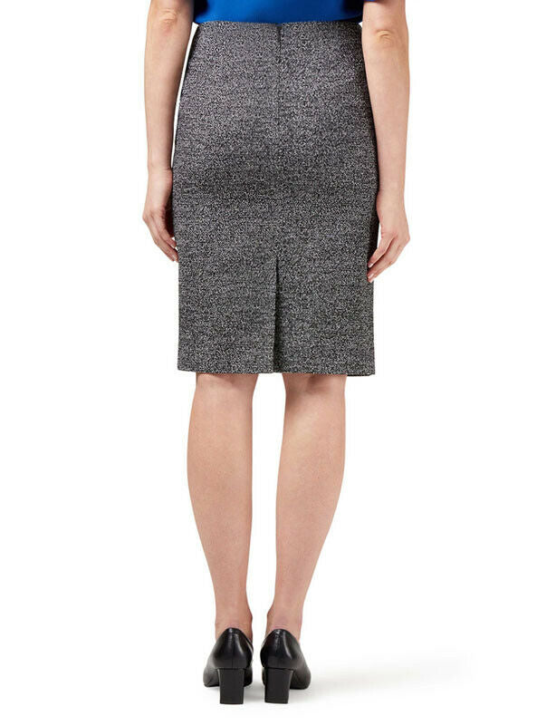 NNT Womens Business Textured Tweet Pencil Skirt Cotton Knee length CAT2NG- Bannav S Bannav LLC 