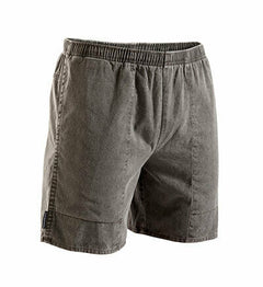 Stubbies Ruggers Men Pigment Dyed Cotton Elastic Comfy Waist Shorts Work SE420X- Bannav S Bannav LLC 