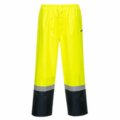 Portwest Mens Wet Weather Leisure Pants Waterproof Hi-Vis Work Reflective MP202- Bannav S Bannav LLC 