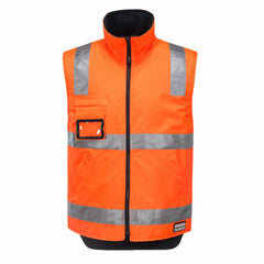 Portwest Mens Huski Traffic Vest Hi-Vis Work Reversible Taped Safety K8132- Bannav S Bannav LLC 