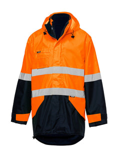 KingGee Hi Vis Reflective Insulated Jacket Construction Waterproof K55010- Bannav S Bannav LLC 