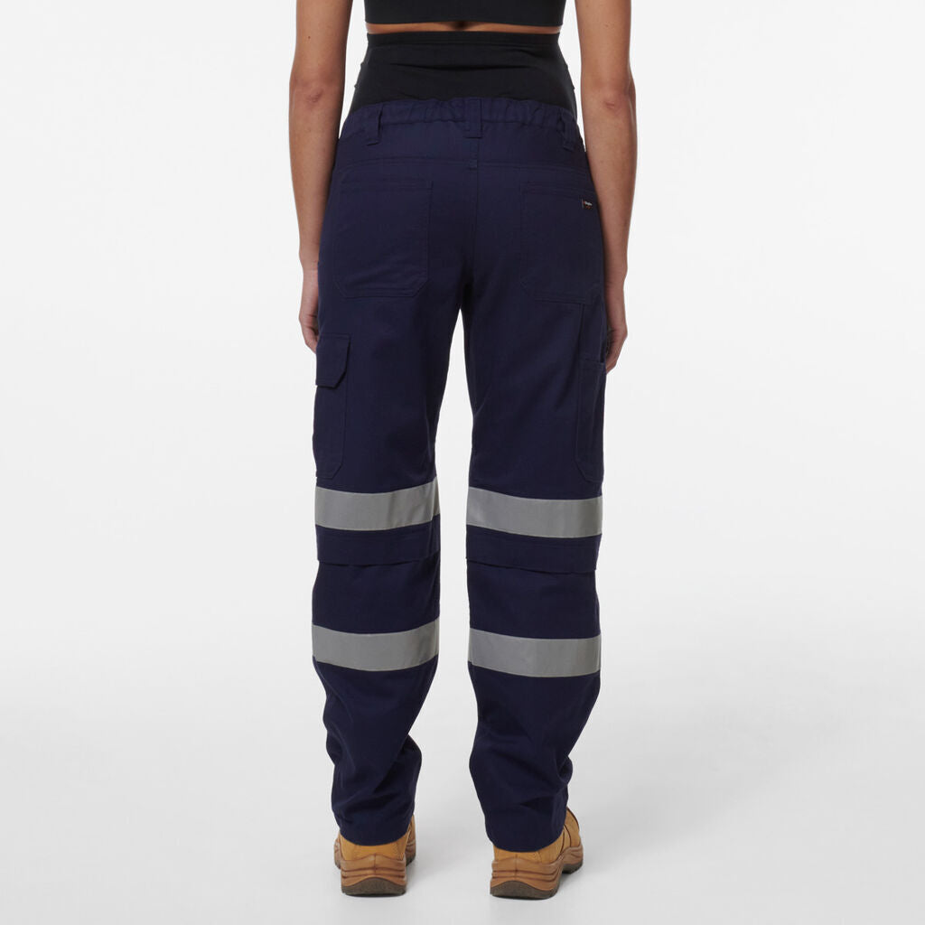 KingGee Womens Safety WorkCool Maternity Reflective Bio Motion Pant K43007- Bannav S Bannav LLC 