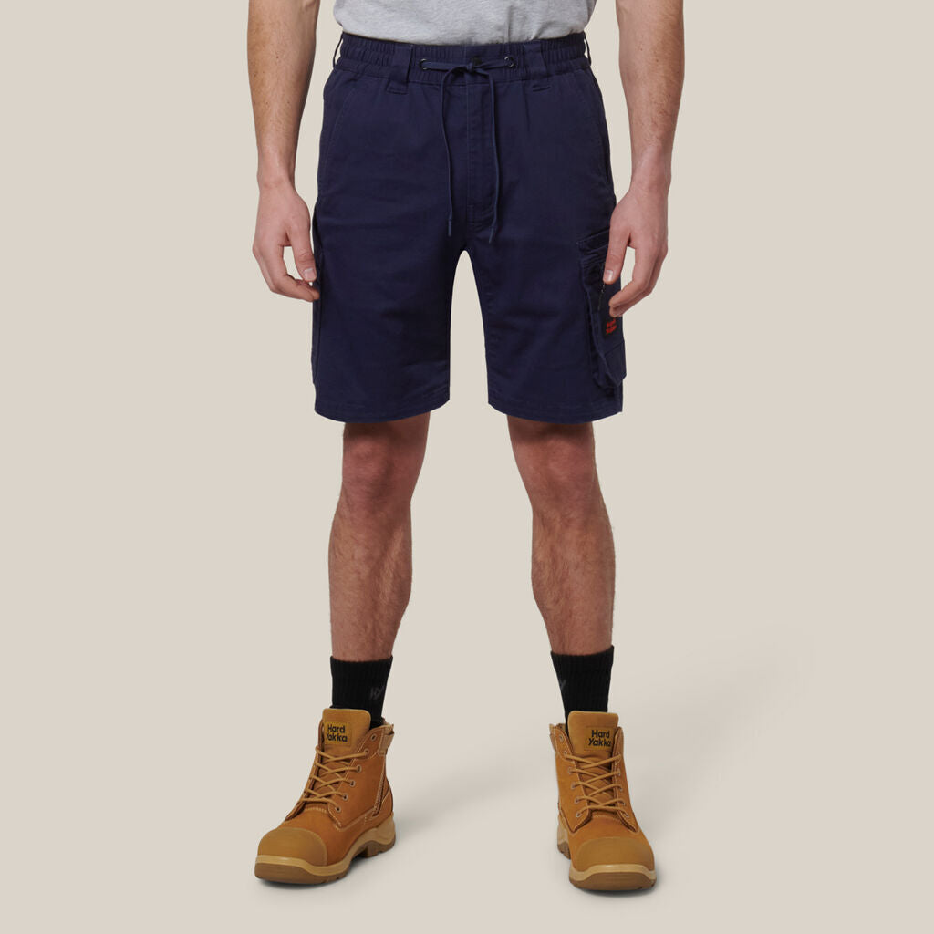 Hard Yakka Mens Toughmaxx Mid Shorts Comfortable Waistband Work Shorts Y05165- Bannav S Bannav LLC 