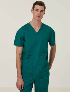 NNT Uniform Mens Next Gen Anti Bacterial Carl Scrub Top V-neck Nurse Work CATRFV- Bannav S Bannav LLC 