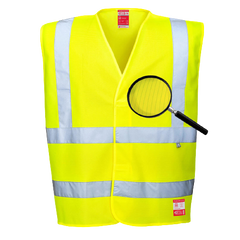 Portwest Hi-Vis Anti Static Vest - Flame Resistant Reflective Work Safety FR71- Bannav S Bannav LLC 