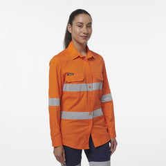 KingGee Womens Workcool Vented Reflective Shirt K44231- Bannav S Bannav LLC 