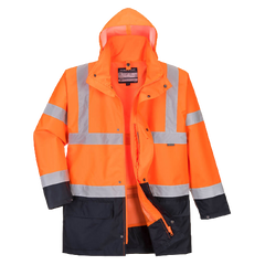 Portwest Essential 5-in-1 Two-Tone Jacket Reflective Taped Work Safety S766- Bannav S Bannav LLC 