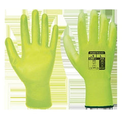 A120 Work Gloves PU Palm Dipped Abrasion and Tear Resistant Black, Large- Bannav S Bannav LLC 