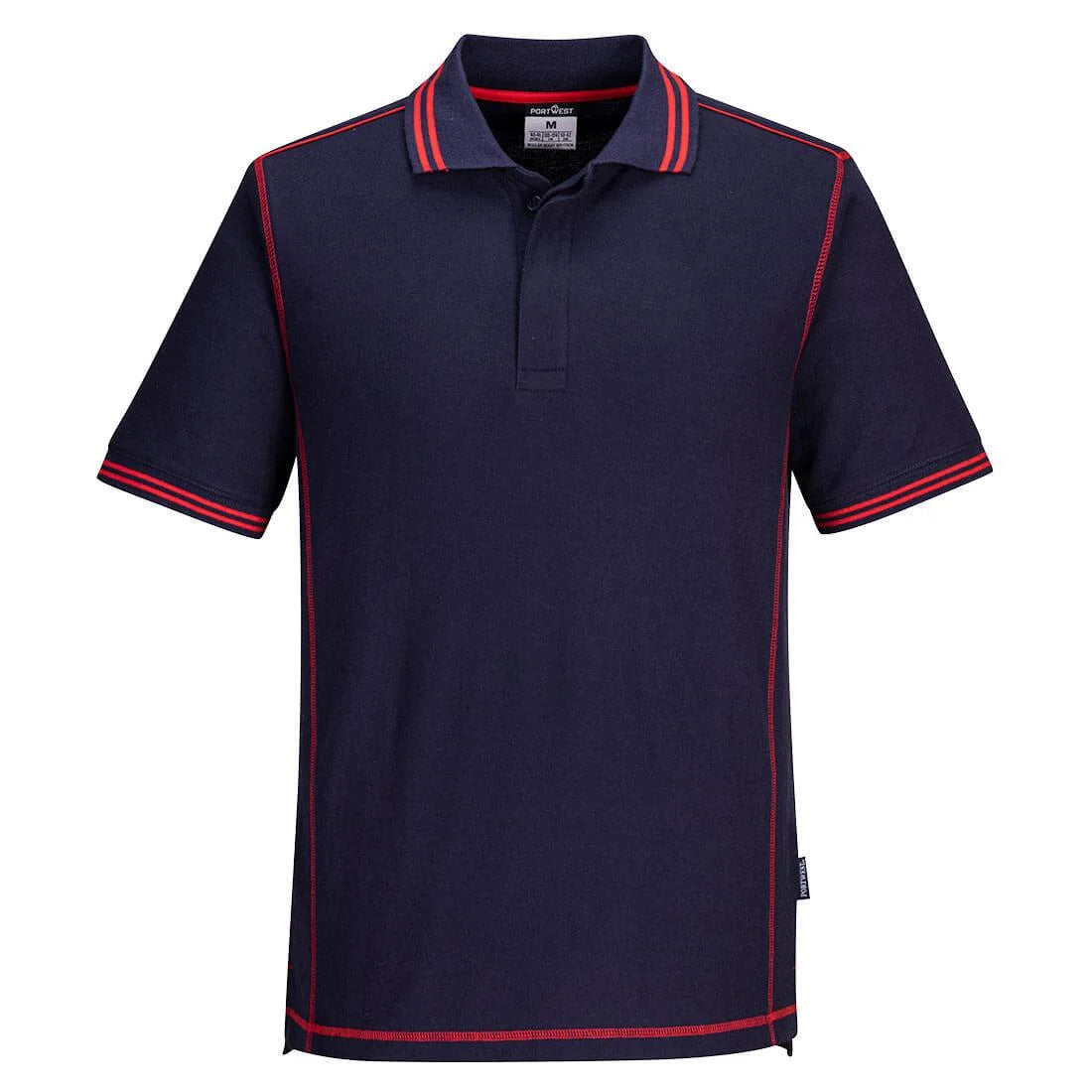 Mens Essential Two Tone Polo Shirt- Bannav S Bannav LLC 