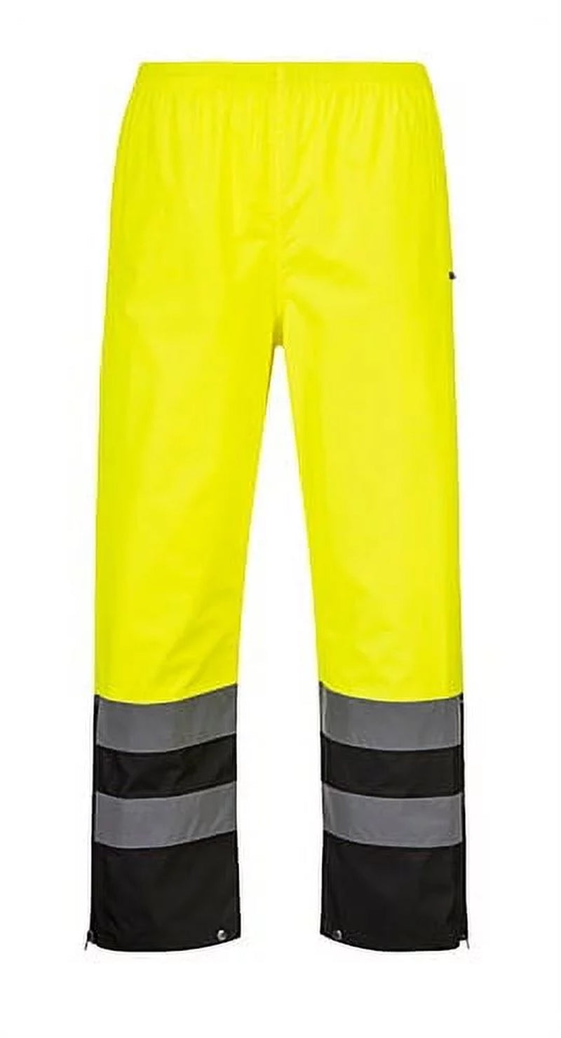 S587 Hi-Vis Rain Pants-Yellow/Black-Xxl- Bannav S Bannav LLC 