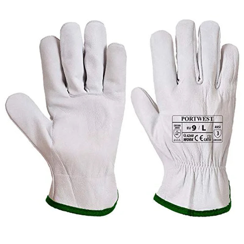 A260 Classic Goat Skin Oves Driver Glove Gray, X-Large- Bannav S Bannav LLC 