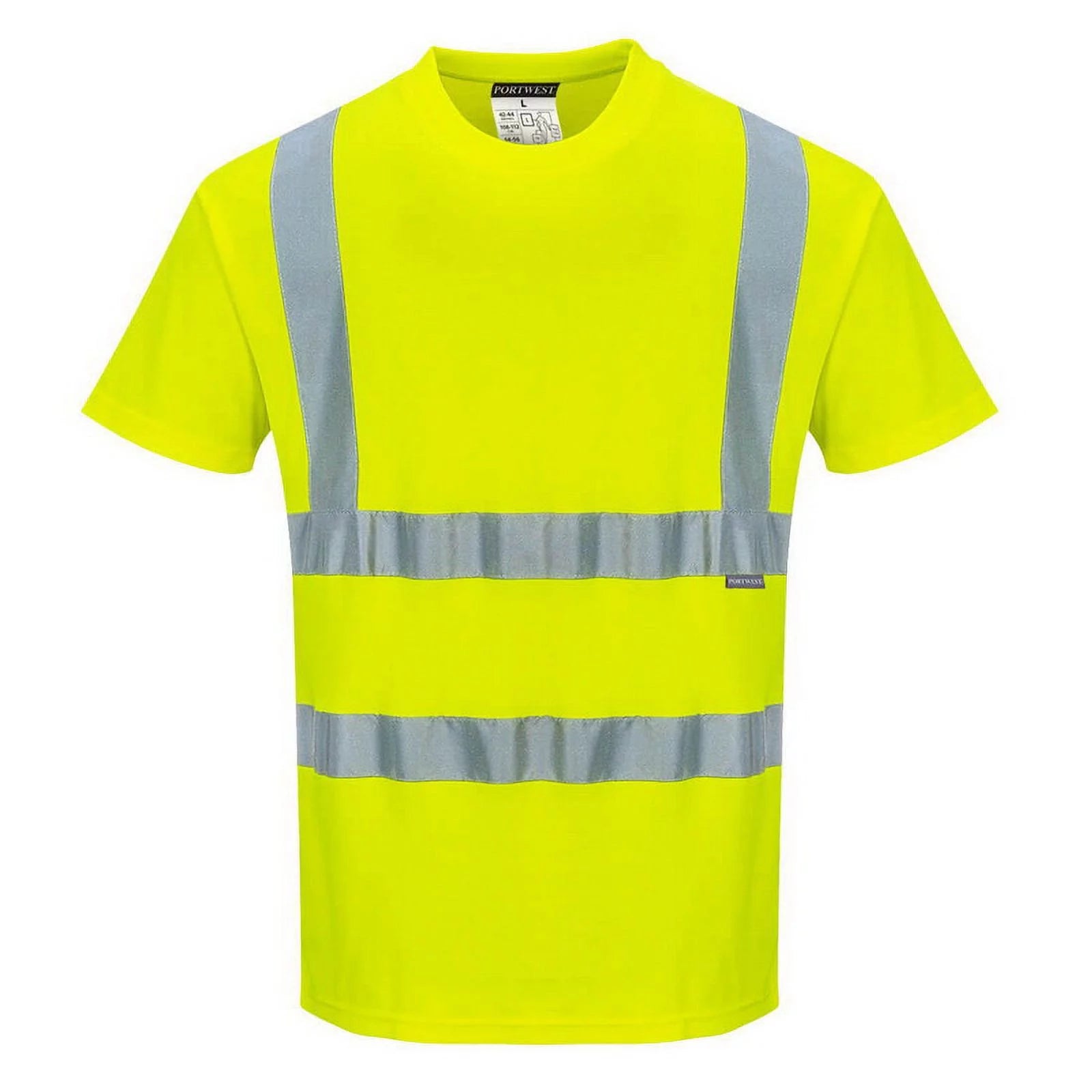S170 Cotton Comfort Short Sleeve T-Shirt Yellow, Large- Bannav S Bannav LLC 
