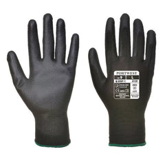VA120 Vending PU Palm Glove Black, X-Small- Bannav S Bannav LLC 